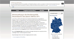 Desktop Screenshot of fonds-heimerziehung.de